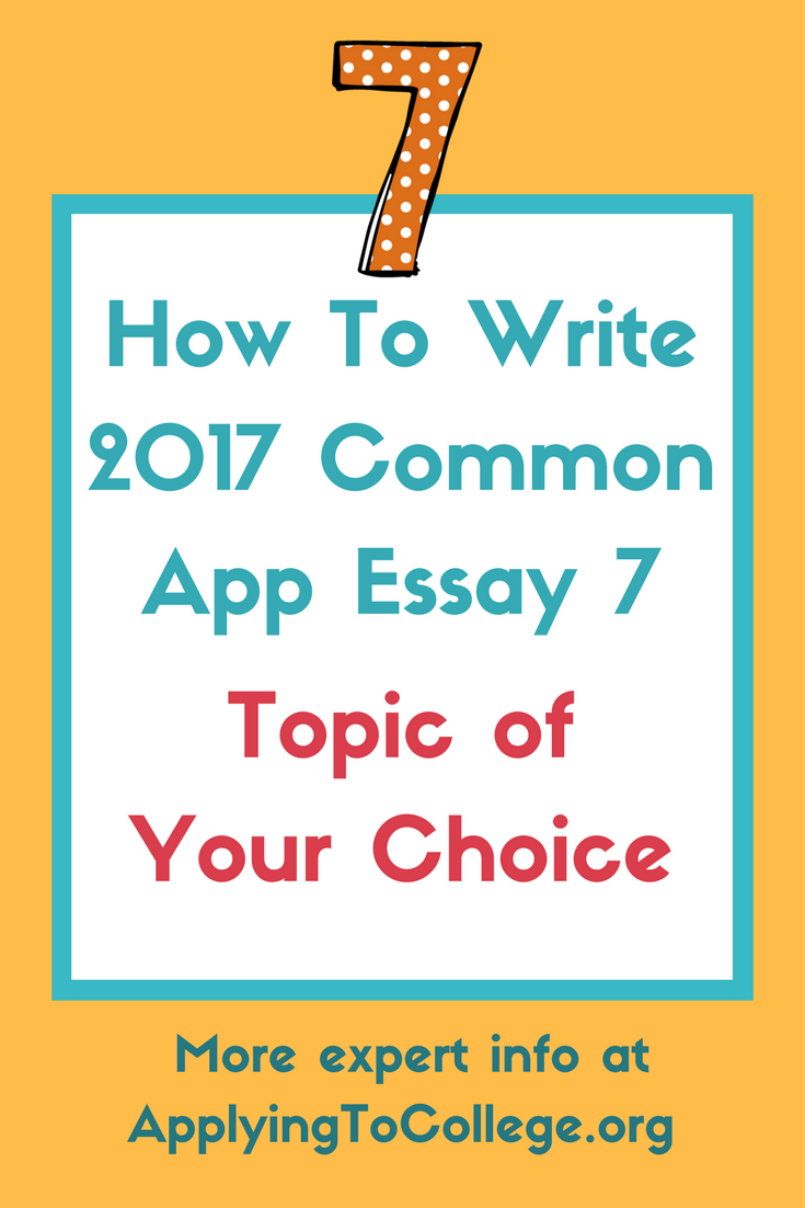 common app essay examples 2017